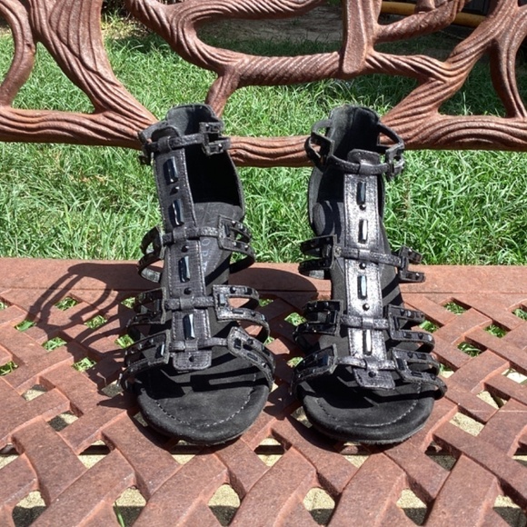 New York Transit Value Me Small Heel Rhinestone Heels - Picture 3 of 9